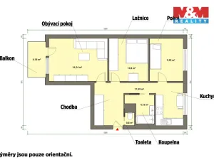 Pronájem bytu 3+1, Mariánské Lázně, Podhorská, 61 m2