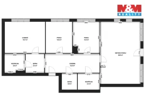 Prodej bytu 4+kk, Slaný, Kybalova, 120 m2