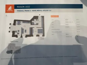 Prodej bytu 2+kk, Praha - Nové Město, Tyršova, 57 m2