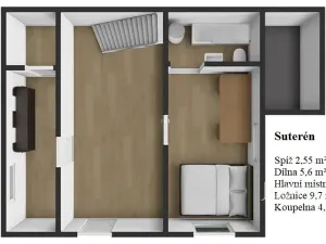 Prodej rodinného domu, Třebotov, Na Potoce, 107 m2