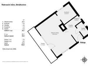 Prodej chaty, Strážkovice, 73 m2