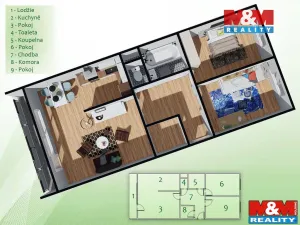 Prodej bytu 3+kk, Mladá Boleslav - Mladá Boleslav II, Havlíčkova, 73 m2