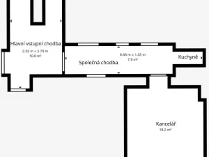 Pronájem komerční, Ústí nad Labem - Ústí nad Labem-centrum, Masarykova, 18 m2