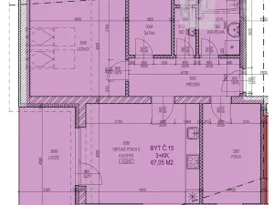 Prodej bytu 3+kk, Holubice, 67 m2