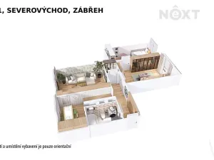 Prodej bytu 3+1, Zábřeh, Severovýchod, 68 m2