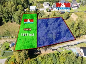 Prodej pozemku pro bydlení, Kraslice - Zelená Hora, 1891 m2