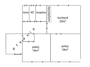 Pronájem bytu 3+kk, Praha - Dolní Chabry, Žďárská, 80 m2