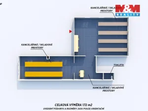 Pronájem kanceláře, Plzeň - Božkov, Božkovské náměstí, 172 m2