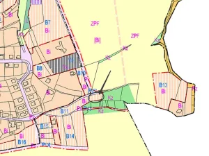 Prodej pozemku, Nemile, 705 m2