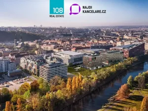 Pronájem kanceláře, Praha - Karlín, Rohanské nábřeží, 2000 m2