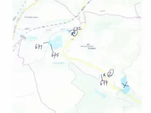 Dražba pozemku, Světec, 13949 m2