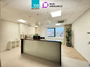 Pronájem kanceláře, Praha - Holešovice, Dělnická, 1326 m2