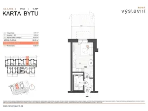Prodej bytu 1+kk, Ostrava, Výstavní, 27 m2