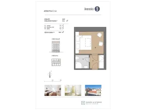 Pronájem bytu 1+kk, Brno, Anenská, 16 m2