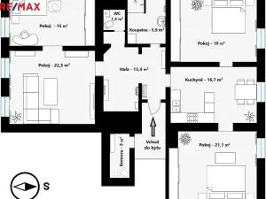 Prodej bytu 4+1, Praha - Malá Strana, Valdštejnská, 117 m2