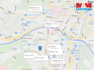 Pronájem bytu 2+kk, Brno - Štýřice, Rovná, 44 m2