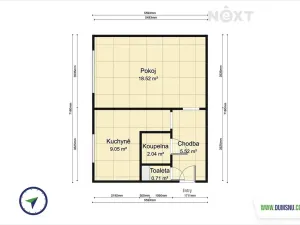 Prodej bytu 1+1, Šumperk, Uničovská, 36 m2
