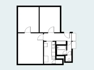 Pronájem bytu 3+1, Praha - Krč, Pacovská, 81 m2