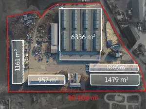 Pronájem skladu, Ostrava, Navrátilova, 957 m2