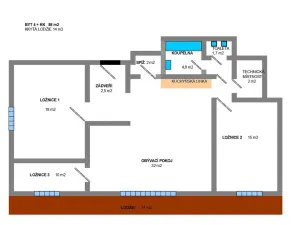 Pronájem bytu 4+kk, Opava - Město, Masarykova třída, 102 m2