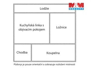 Pronájem bytu 2+kk, Brno - Štýřice, Havlenova, 46 m2