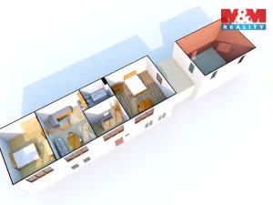 Prodej činžovního domu, Děčín - Děčín V-Rozbělesy, Ústecká, 741 m2