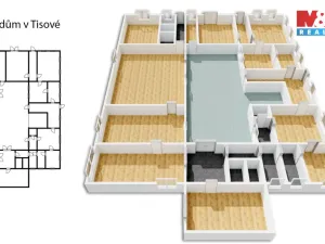 Pronájem rodinného domu, Tisová, 480 m2