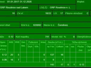Prodej podílu lesa, Černěves, 9239 m2