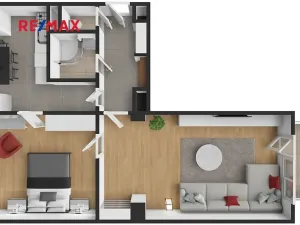 Prodej bytu 2+1, Praha - Hloubětín, Poděbradská, 51 m2