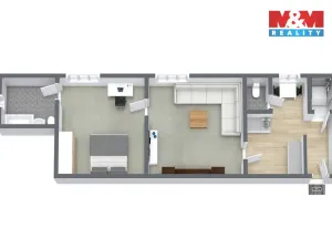 Prodej bytu 2+1, Jáchymov, K Lanovce, 60 m2