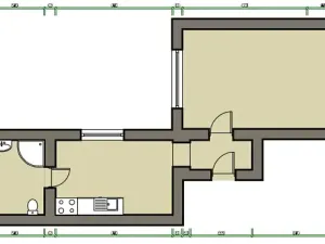 Pronájem bytu 1+1, Brno, Kabátníkova, 40 m2