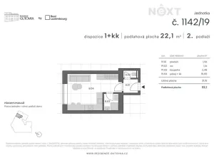 Prodej bytu 1+kk, Praha - Strašnice, Čestlická, 22 m2
