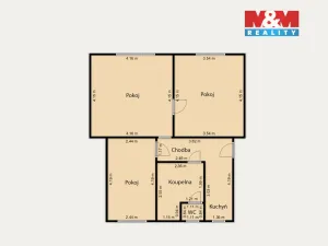 Prodej bytu 3+kk, Kynšperk nad Ohří, Zámečnická, 57 m2