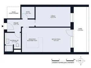 Prodej bytu 2+kk, České Budějovice, České Vrbné, 52 m2