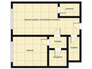 Pronájem bytu 2+kk, Praha - Karlín, Rohanské nábřeží, 77 m2
