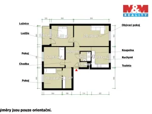 Prodej bytu 4+1, Plzeň - Bolevec, Rabštejnská, 83 m2