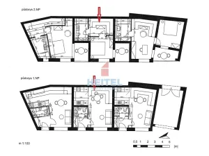 Pronájem bytu 2+kk, Olomouc, Vodární, 50 m2