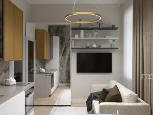 Prodej bytu 2+kk, Praha - Holešovice, Veletržní, 44 m2