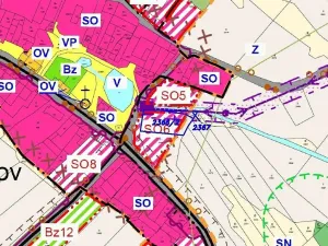 Dražba pozemku pro bydlení, Slavonice, 1281 m2