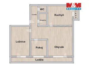 Prodej bytu 3+1, Ostrava - Zábřeh, Kosmonautů, 70 m2