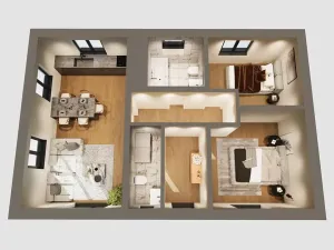 Prodej domu na klíč, Chocenice, 63 m2