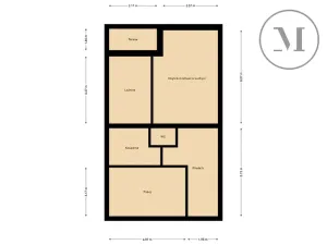 Pronájem bytu 3+kk, Hluboká nad Vltavou, U Parku, 82 m2