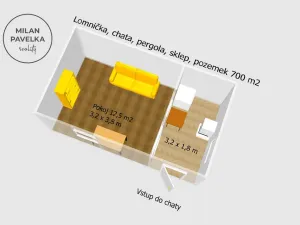 Prodej chaty, Lomnička, 19 m2