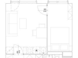 Prodej bytu 2+kk, Praha - Krč, Murgašova, 35 m2