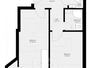 Pronájem bytu 2+1, Praha - Žižkov, Hartigova, 38 m2