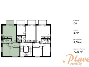 Pronájem bytu 3+kk, Hořovice, Kopřivová, 71 m2