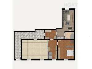 Pronájem bytu 4+kk, Trutnov, K Bělidlu, 94 m2