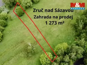 Prodej pozemku pro bydlení, Zruč nad Sázavou, 1273 m2