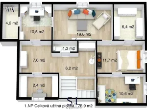 Prodej rodinného domu, Mimoň, V Lukách, 176 m2