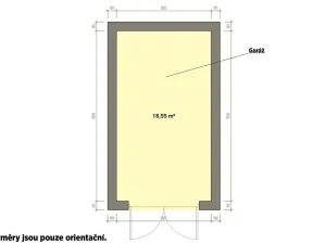 Prodej garáže, Aš, Wolkerova, 18 m2